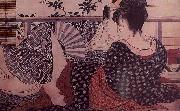 Kitagawa Utamaro Lovers Sweden oil painting reproduction